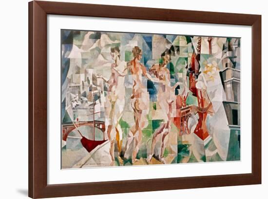 La Ciudad de Paris, 1910-Robert Delaunay-Framed Giclee Print