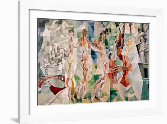 La Ciudad de Paris, 1910-Robert Delaunay-Framed Giclee Print