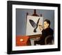 La Clairvoyance-Rene Magritte-Framed Art Print