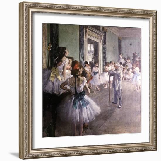 La Classe de danse-Edgar Degas-Framed Giclee Print