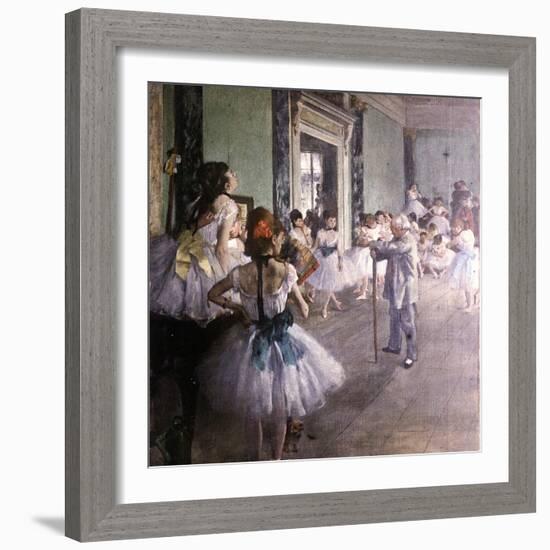 La Classe de danse-Edgar Degas-Framed Giclee Print