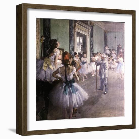 La Classe de danse-Edgar Degas-Framed Giclee Print