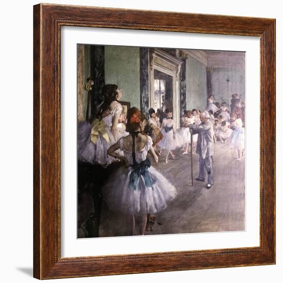 La Classe de danse-Edgar Degas-Framed Giclee Print