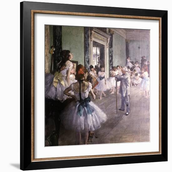 La Classe de danse-Edgar Degas-Framed Giclee Print