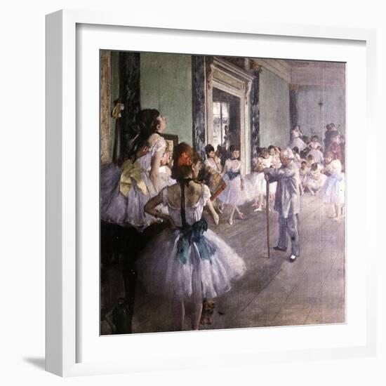 La Classe de danse-Edgar Degas-Framed Giclee Print