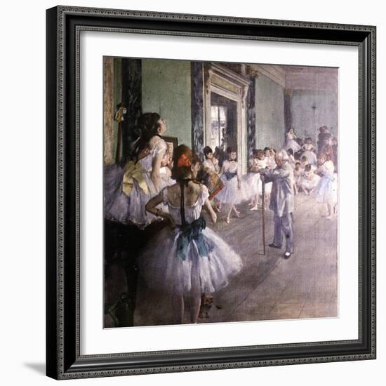 La Classe de danse-Edgar Degas-Framed Giclee Print