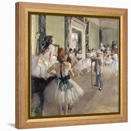 La classe de danse-Edgar Degas-Framed Premier Image Canvas