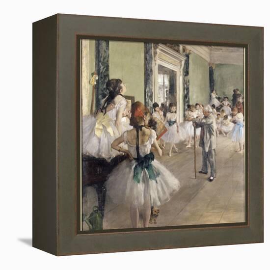 La classe de danse-Edgar Degas-Framed Premier Image Canvas