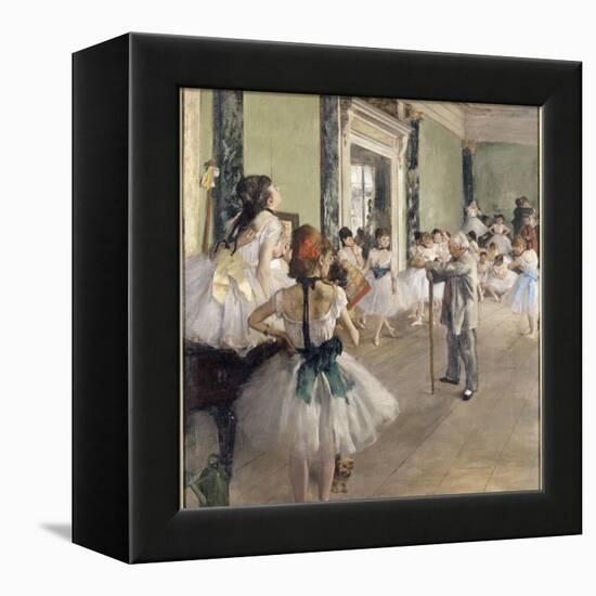 La classe de danse-Edgar Degas-Framed Premier Image Canvas