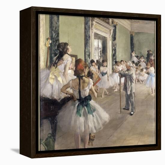 La classe de danse-Edgar Degas-Framed Premier Image Canvas