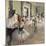 La classe de danse-Edgar Degas-Mounted Giclee Print