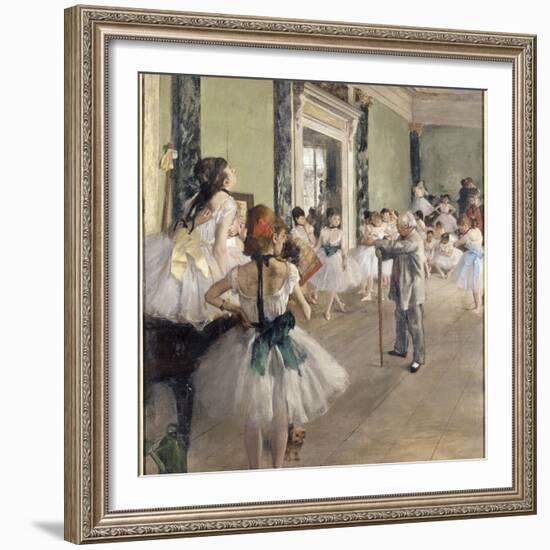 La classe de danse-Edgar Degas-Framed Giclee Print