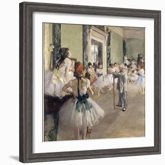 La classe de danse-Edgar Degas-Framed Giclee Print