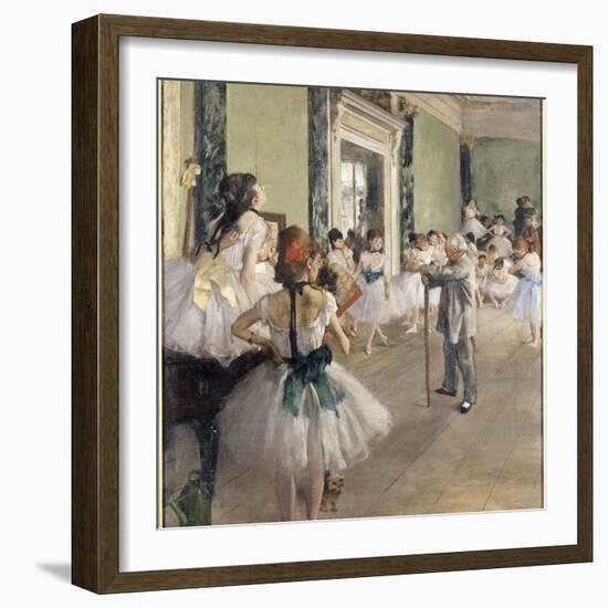 La classe de danse-Edgar Degas-Framed Giclee Print