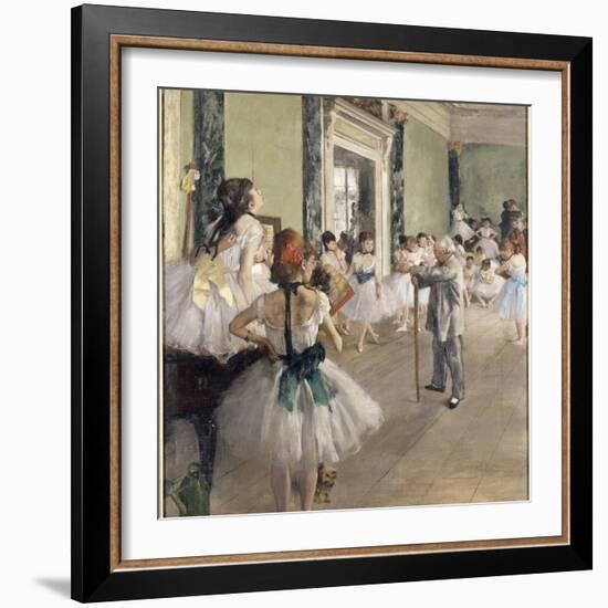 La classe de danse-Edgar Degas-Framed Giclee Print