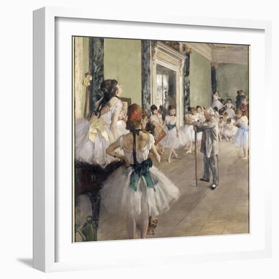 La classe de danse-Edgar Degas-Framed Giclee Print