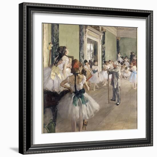 La classe de danse-Edgar Degas-Framed Giclee Print