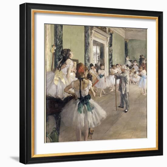 La classe de danse-Edgar Degas-Framed Giclee Print