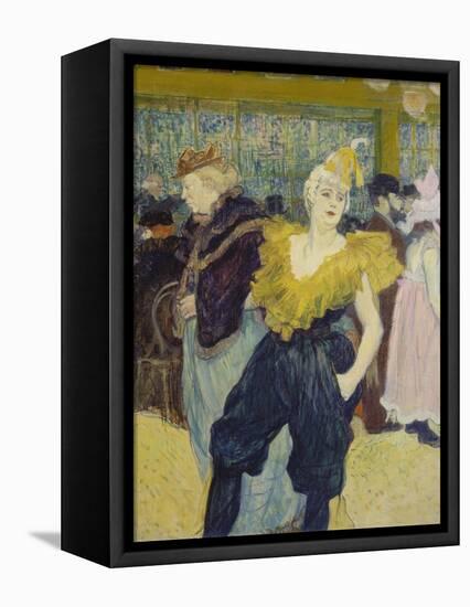 La Clownesse, 1895-Henri de Toulouse-Lautrec-Framed Premier Image Canvas