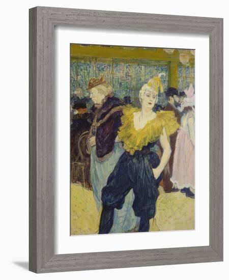 La Clownesse, 1895-Henri de Toulouse-Lautrec-Framed Giclee Print