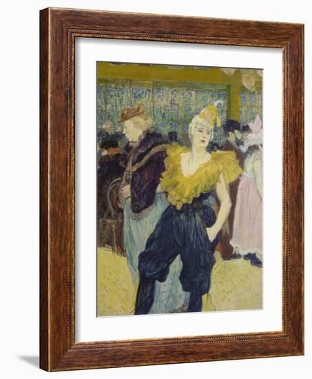 La Clownesse, 1895-Henri de Toulouse-Lautrec-Framed Giclee Print