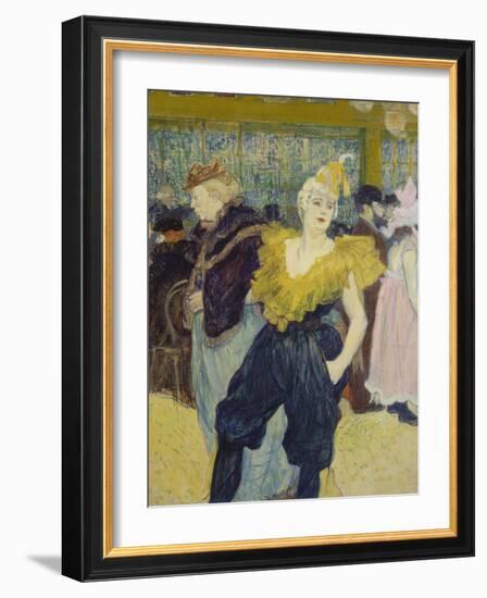 La Clownesse, 1895-Henri de Toulouse-Lautrec-Framed Giclee Print