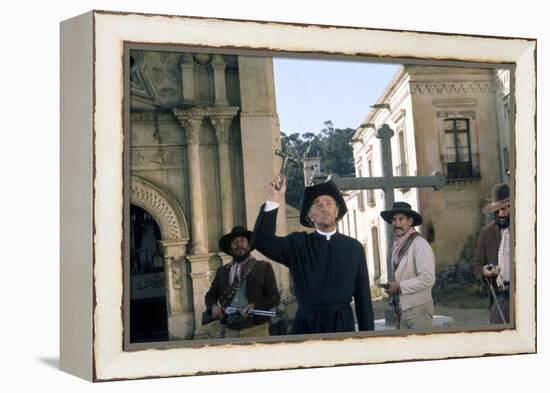 La colere by Dieu (The Wrath of God) by Ralph Nelson with Robert Mitchum, 1972 (photo)-null-Framed Stretched Canvas