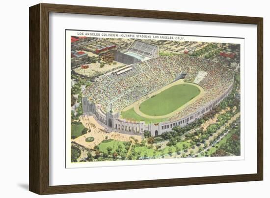 La Coliseum, California-null-Framed Premium Giclee Print