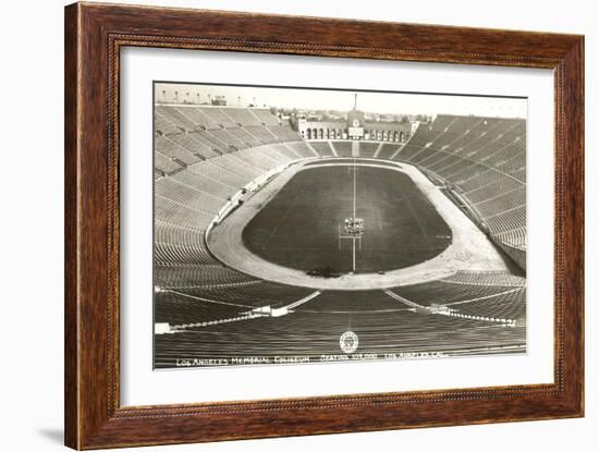 LA Coliseum, Los Angeles, California-null-Framed Art Print