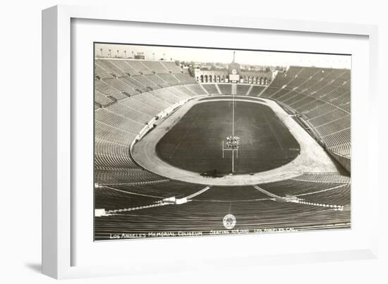 LA Coliseum, Los Angeles, California-null-Framed Art Print