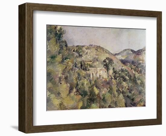 La Collines Des Pauvres-Paul Cézanne-Framed Giclee Print