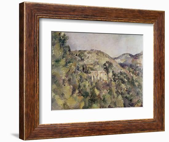 La Collines Des Pauvres-Paul Cézanne-Framed Giclee Print