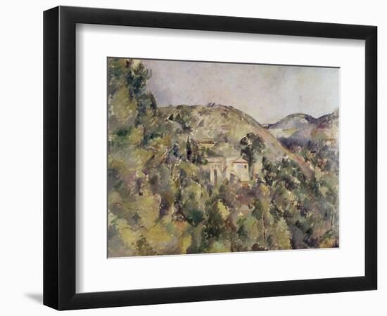 La Collines Des Pauvres-Paul Cézanne-Framed Giclee Print