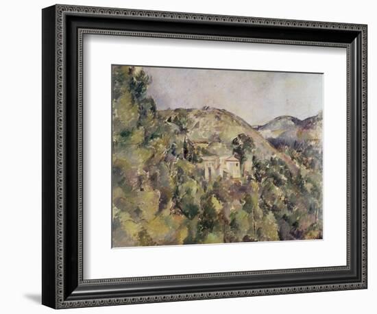 La Collines Des Pauvres-Paul Cézanne-Framed Giclee Print