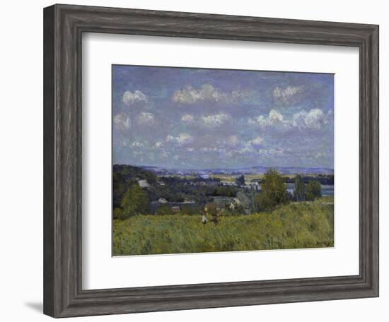 La Combe De La Seine a Saint-Cloud.1876-Alfred Sisley-Framed Giclee Print