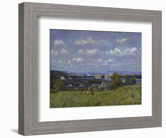 La Combe De La Seine a Saint-Cloud.1876-Alfred Sisley-Framed Giclee Print