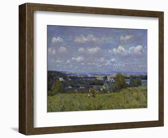 La Combe De La Seine a Saint-Cloud.1876-Alfred Sisley-Framed Giclee Print