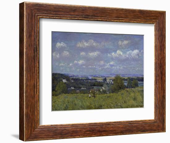 La Combe De La Seine a Saint-Cloud.1876-Alfred Sisley-Framed Giclee Print