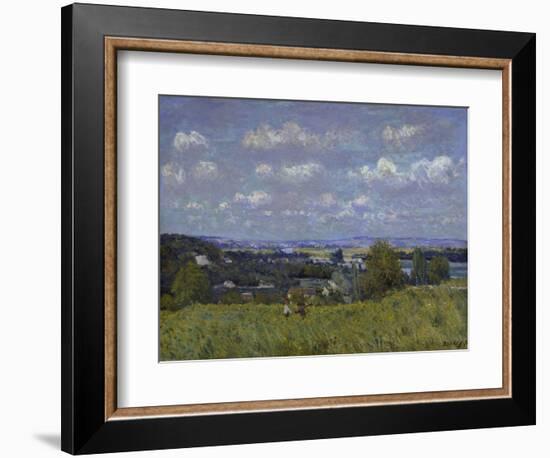 La Combe De La Seine a Saint-Cloud.1876-Alfred Sisley-Framed Giclee Print