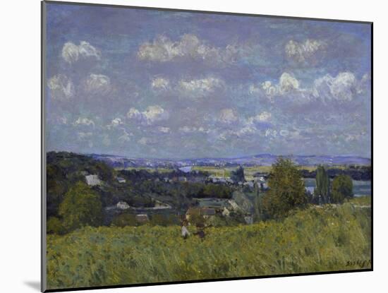 La Combe De La Seine a Saint-Cloud.1876-Alfred Sisley-Mounted Giclee Print