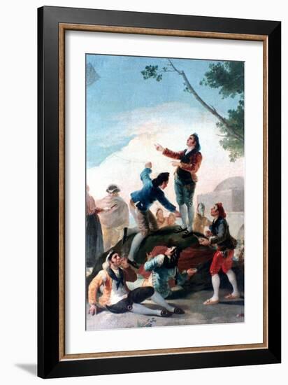 La Cometa, (The Kit), 1778-Francisco de Goya-Framed Giclee Print