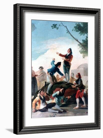 La Cometa, (The Kit), 1778-Francisco de Goya-Framed Giclee Print