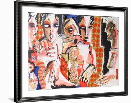 La Comision from the Los Conjuros Suite-Juan Sebastian Barbera-Framed Collectable Print