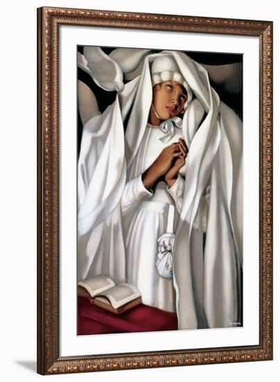 La Communiante-Tamara de Lempicka-Framed Premium Giclee Print