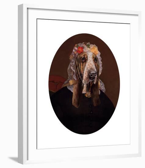 La Comtesse aux fleurs-Thierry Poncelet-Framed Premium Giclee Print