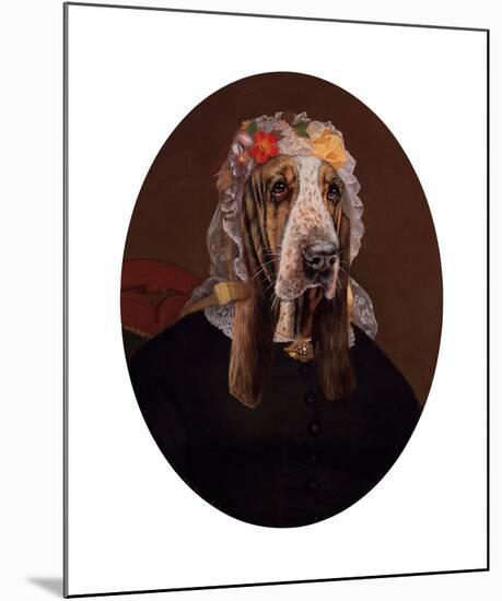 La Comtesse aux fleurs-Thierry Poncelet-Mounted Premium Giclee Print