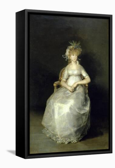 La Comtesse de Chichon-Francisco de Goya-Framed Premier Image Canvas
