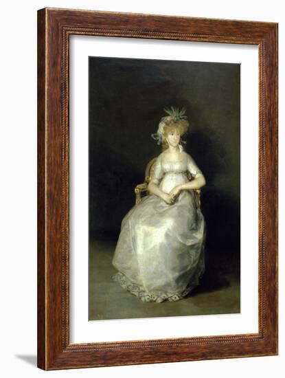 La Comtesse de Chichon-Francisco de Goya-Framed Giclee Print