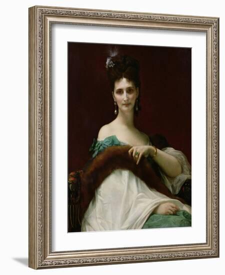 La Comtesse De Keller, 1873-Alexandre Cabanel-Framed Giclee Print
