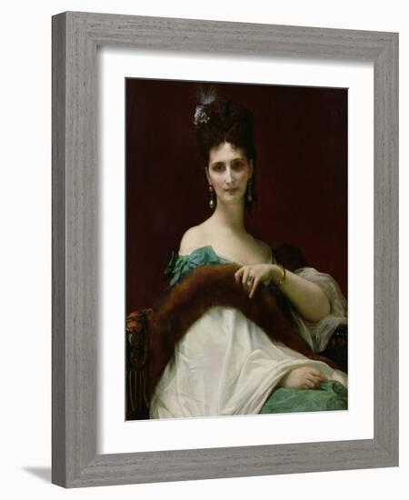 La Comtesse De Keller, 1873-Alexandre Cabanel-Framed Giclee Print